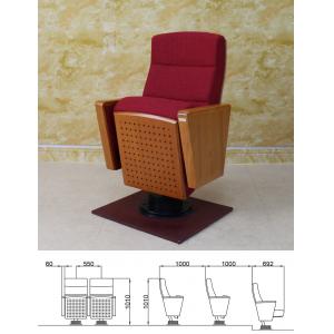 China Folding Movie Theater Chair With Cup Holder , Weight 20kg Fireproof Auditorium Chairs supplier