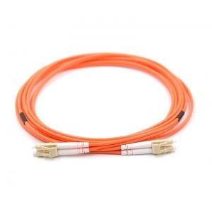 1m LC To LC Duplex OM1 Fiber Optic Patch Cable For Hazardous Areas Pull Proof Jacket