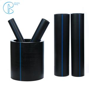 China Pn16 Pe100 Water High Density Polyethylene Pipe With Compressure Fittings supplier