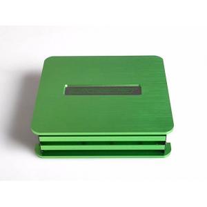 Green Brushed Anodized Enclosure Cnc Machining Parts With 4 Axis Laser Logo