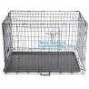 China Commercial Stainless Steel Metal kennel Mesh Pet Dog Cage, Heavy duty Metal Welded Dog cage, Full Size Outdoor Kennel Co wholesale