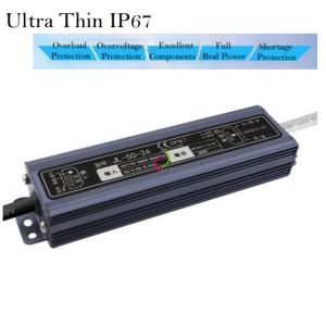 2.1A 24V 50W Ultra Thin Power Supply Waterproof Line Light Box LED Module