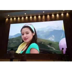 China 1200Cd Indoor Led Video Walls , Slim Component Brands RGB LED Display HD supplier