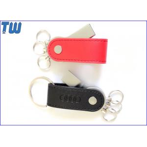 Leather Keychain USB Drive Storage Personalized 4GB USB Memory Stick