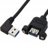 USB3.0 Extension Cable OEM PVC with Left And Right Elbow