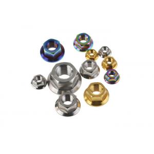 DIN6923 M10 Titanium Nuts And Bolts Flange Hex Nut For RC Buggy Racing Car