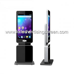 China 43'' 55'' standing rotation LCD screen advertising screen android wifi digital sigange Touch screen LCD kiosk supplier
