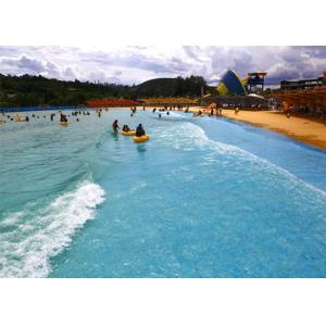 China Pneumatic Water Park Wave Pool 0.9-1.5 Wave Height With Artificial Sandy Beach supplier