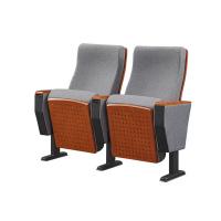 China Painted Arm Plywood Theater Auditorium Seating / Folding Movie Chairs anti static on sale