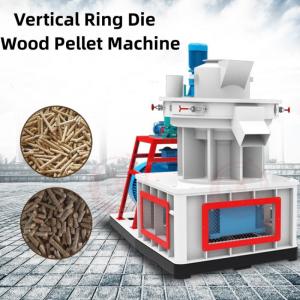 0.8-1Ton/H Vertical Ring Die Pellet Machine 12mm Biomass Pellet Maker