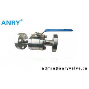 API 3 Piece Stainless Steel Ball Valve Flange Type  Reducer Bore Ball Valve