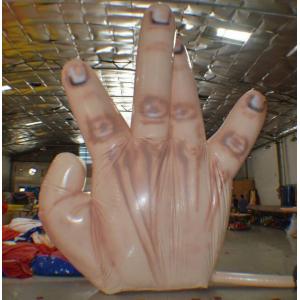 Fire resistant Giant Inflatable Single Hand Decoration with 5 fingers