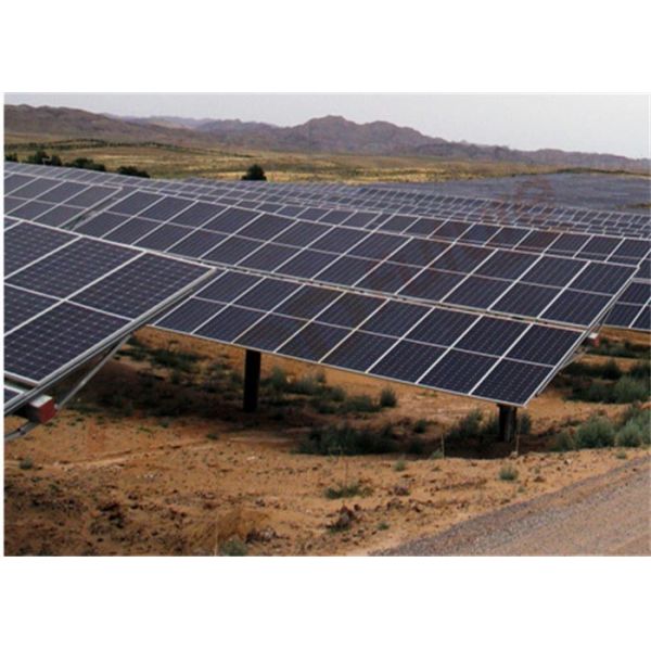 90 Modules 1P Single Axis Solar Tracker Hot Dip Galvanized 24V DC