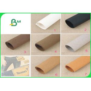 China New Type Kraft Fabric DIY Art Washable Kraft Paper Fabric with 0.55mm Thickness supplier