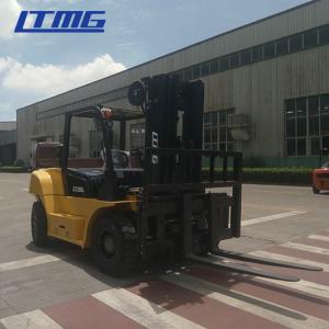 China FD80 Model Counterbalance Forklift Truck 8 Ton Forklift 600mm Load Center supplier