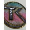 China Purple Design Heat Transfer Custom Rainbow Colored Holographic Effect Metallic Soft TPU Patches For On Jeans wholesale