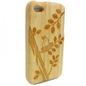 Newest natural wooden bamboo phone case for iphone 5, wood case for iphone 5