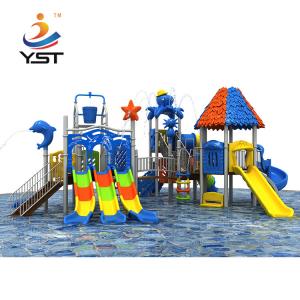 China Anti UV Water Park Playground Equipment Galvanized Sandblasting supplier