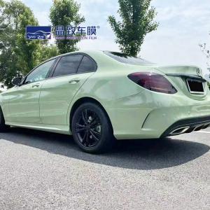 WRAPMASTER ROHS Certificate Car Sticker Air Bubble Free car film Clear Protection Khaki Green Car Wrapping