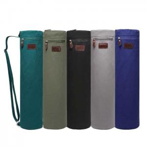 70×14cm Cotton Canvas Zipper Fashion Yoga Mat Bag Regular Color