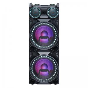 80W RMS Bluetooth 5.0 Portable Speaker Party Double 12 Inch Speaker Box