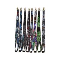 China Id Card Holder Dye Sublimated Lanyards Soft Luxurious Fabric on sale