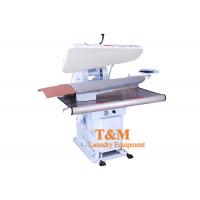 China Hotel Dry Clean Steam Press Machine , Ironning Pant Legs Commercial Laundry Press on sale