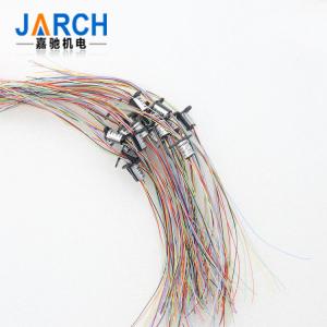China 12.4mm Capsule Electrical Slip Ring12 Circuit with Flage for Laboratory Equipment supplier
