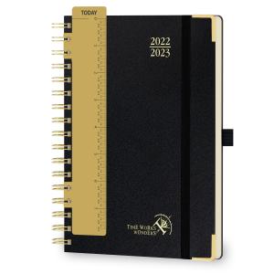 China Hardcover Spiral Bound Weekly Planner For July 2023 To June 2023 supplier