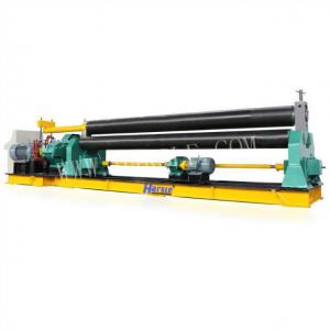 China mechanical manual metal sheet steel plate rolling machine with three roller supplier