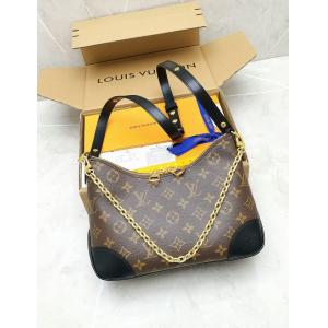 OEM Black Branded Monogram Boulogne Bag Womens Purses Handbags 2way Louis Vuitton M45831