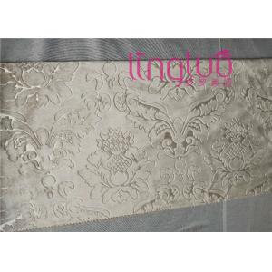 China SGS Test Flower Embossed Italian Velvet Upholstery Fabric Concise Style Slipcover wholesale