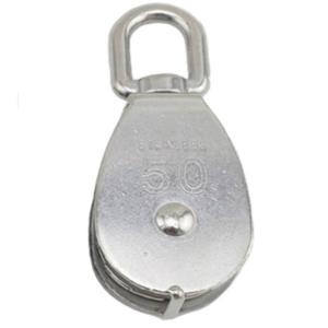 China Polished 304 Stainless Pulley Block Stainless Steel Snatch Block 1500kg supplier