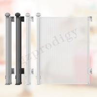 China 196 Extra Width Retractable Outdoor Pet Gate Roll Up Baby Safety Retractable Gate For Ourdoor And Indoor on sale