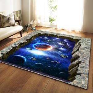 Living room large carpet, bedroom floor mat, scenic, artistic, cute, non slip decorative, and cold insulation mat