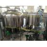 18 Rising Heads Fruit Juice Production Line , 150ml - 2000ml Hot Fill Bottling