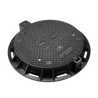 China EN1433 Bitumen Ductile Cast Iron Manhole Cover Anti Theft on sale