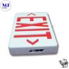 LED Emergency Exit Sign Light 5years Warranty 3hours Battery Backup Time IP65 Water Fire Proof Wall Mount Factory Warehouse Hotel Office
