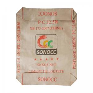 20kg - 50kg Polypropylene Valve Cement Bag Laminated Empty PP Bags