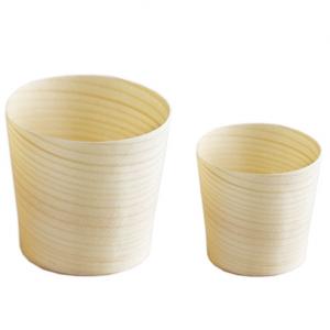 China 4.5mm Wooden Eco Friendly Disposable Coffee Cups Biodegradable Takeaway Coffee Cups supplier