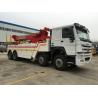 Howo 8X4 371HP Heavy Duty Tow Truck , Broken Cars Recovery Tow Truck
