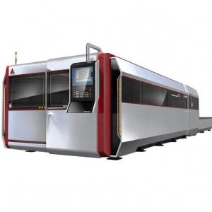 High Power Enclosed Fiber Laser Cutting Machine for Stainless Steel Carbon Aluminum