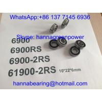 China 6900RS / 61900-2RS / 6900-2RS Automotive Bearings , Deep Groove Bearing with Rubber Seals on sale