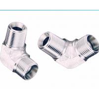 China DIN Standard Medium Carbon Steel 90 Elbow BSPT Male Thread Steel Bsp Pipe Fittings on sale