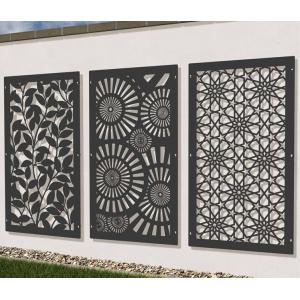 Indoor laser cut privacy screens room dividers Laser cut metal panels Decorative fence panels Laser cut steel screens