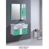 China 80 * 49 cm single sink PVC Bathroom Cabinet Full Extension drawers wholesale