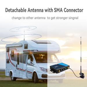 Metal Shell 32User Wifi Wireless Industrial 4G LTE Router For Truck Car Tax Camper