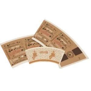 Water-Based Coating Paper Cup Fan Food Grade Substitute PE Paper Sheets Eco-Friendly Recyclable Raw Material Paper Fan