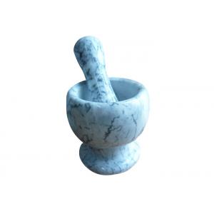 China Kitchen Cookware Stone Mortar And Pestle Outside Polished Damp Proof supplier