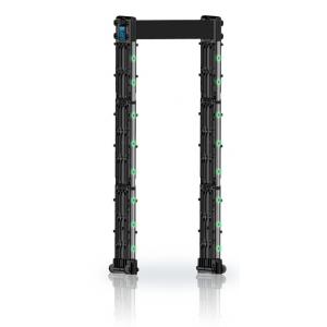 Portable Walk Through Metal Detector / Folding Door Frame Metal Detector